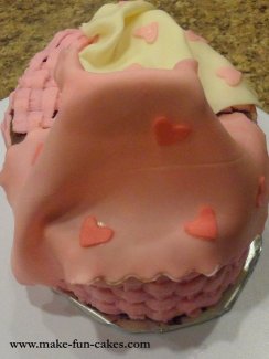 girl baby shower cake