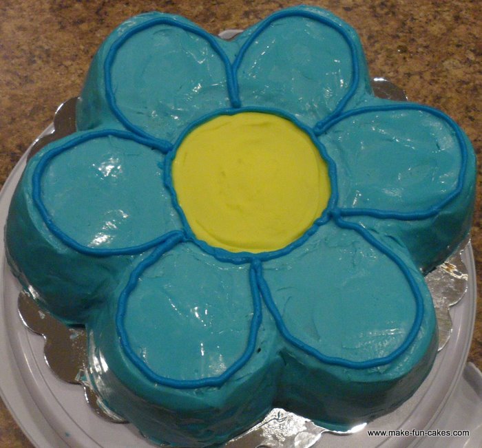 flower birthday cake