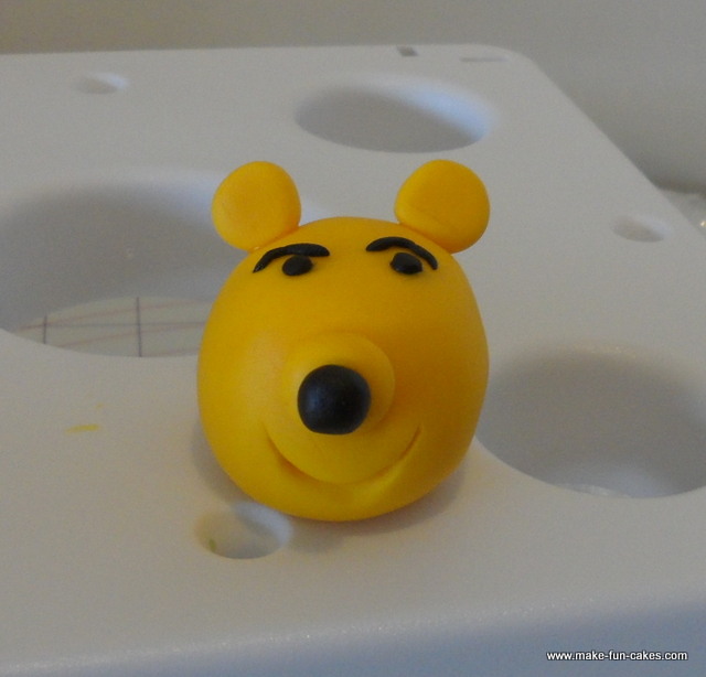 Winnie the Pooh Cake Topper You Can Make Yourself